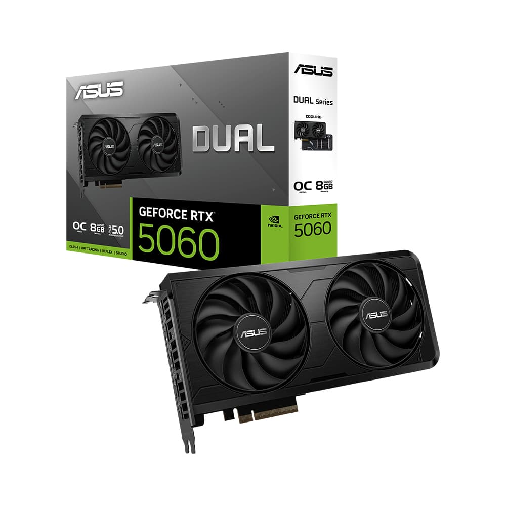 ASUS DUAL 지포스 RTX 5060 EVO OC D7 8GB 인텍앤컴퍼니
